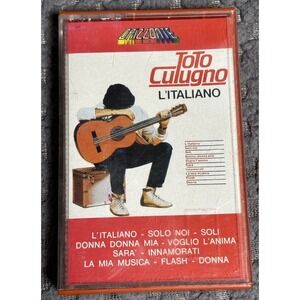 Vintage Toto Cutugno - L'Italiano Cassette Tape - Italian‎ Legend  - ORIZZONTE